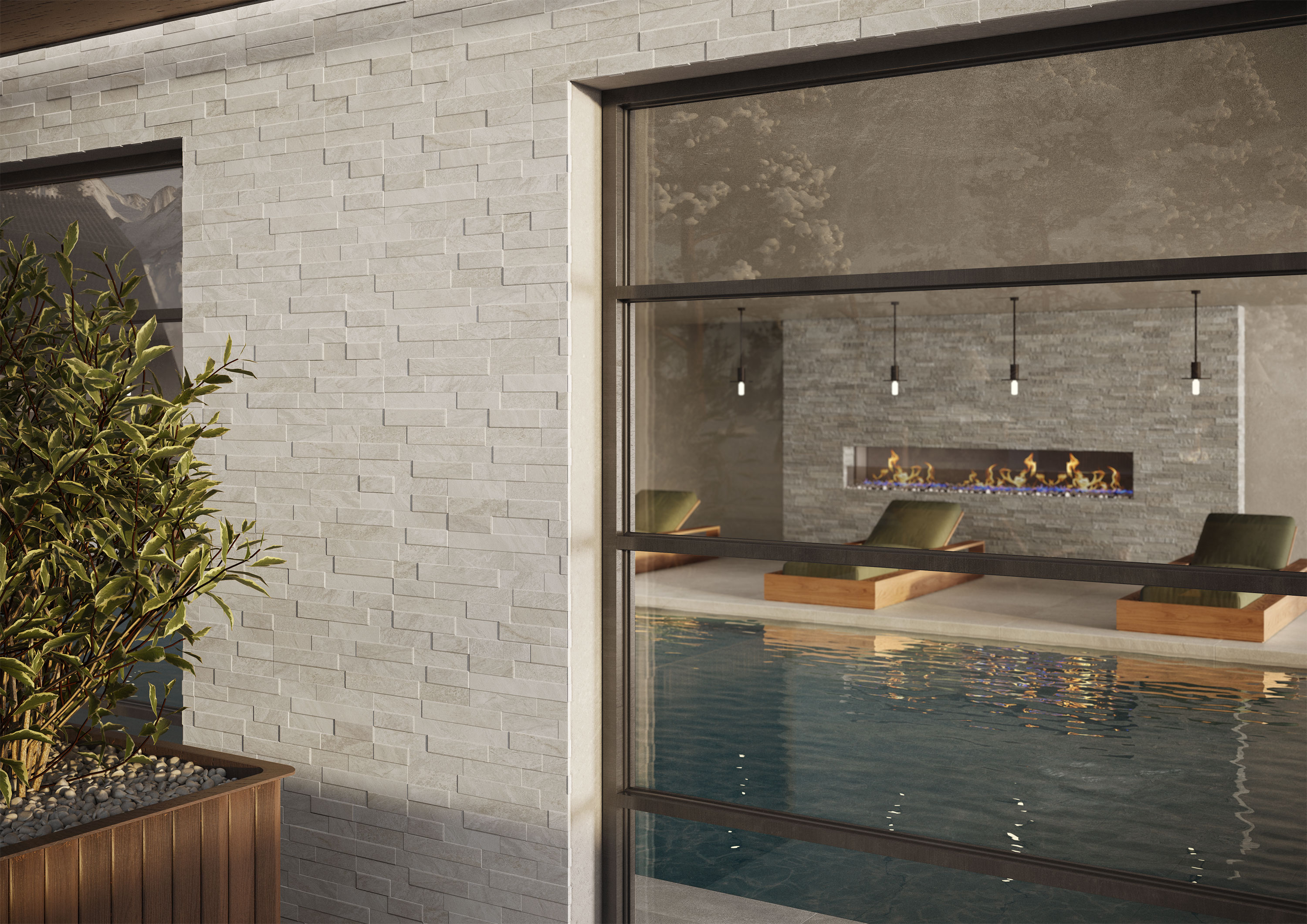 Veneer World - Urban Ledgestone Hotel Piscina particolare