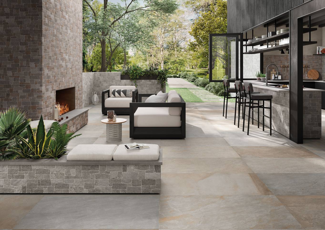 VENEER WORLD QUARRY LEDGESTONE BLUESTONE